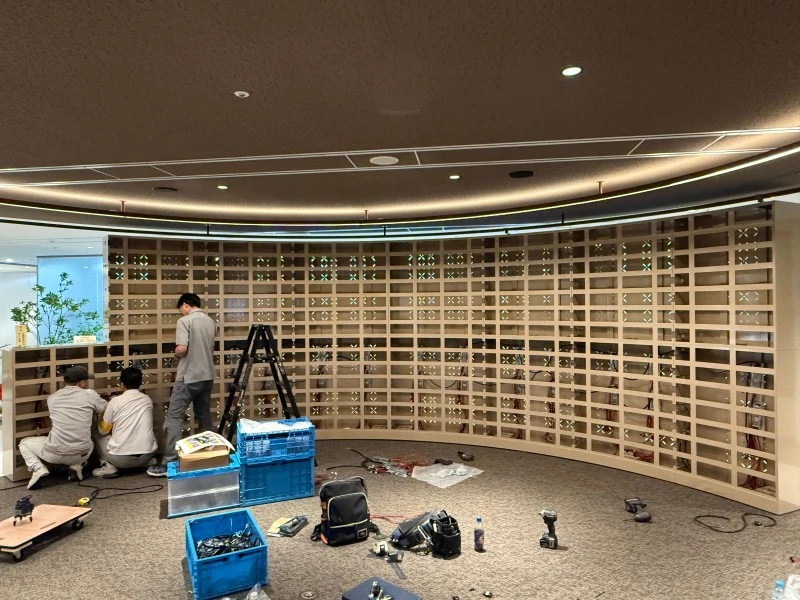Curved Floor Stand for LED Display